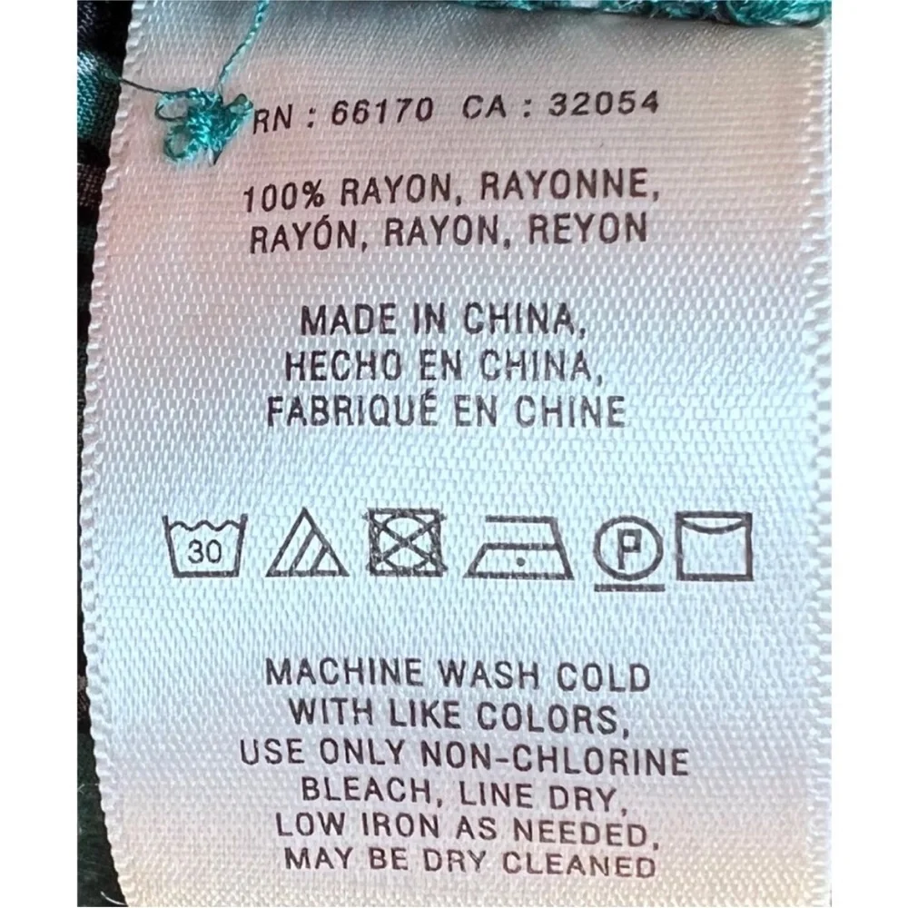 Maeve x Anthropologie | Casia blouse green long sleeve top size 4 - Picture 6 of 6